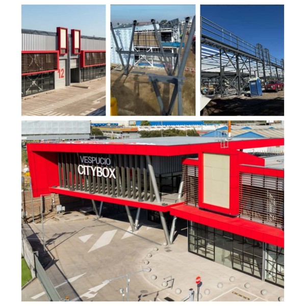 Multi-Bay Steel Structure Workshop Partitionable Multiple Production Zones