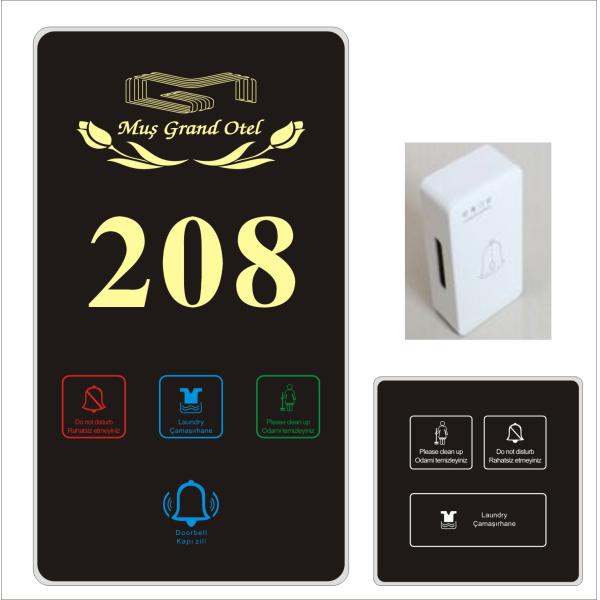Customized Hotel Doorplate Switch With DND Switch Light Touch Switch For Hotels