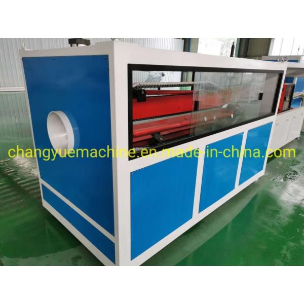 High Output PVC UPVC Drainage Water Supply Pipe Extrusion Line Making Machine / Twin Conical Screw Extruder