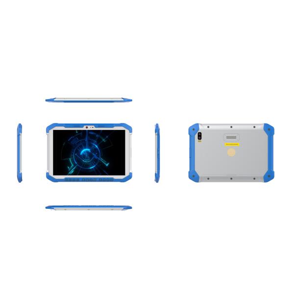 Android 7.1 4G LTE WIFI 8'' Rugged Tablet PC with 1D 2D Barcode RFID
