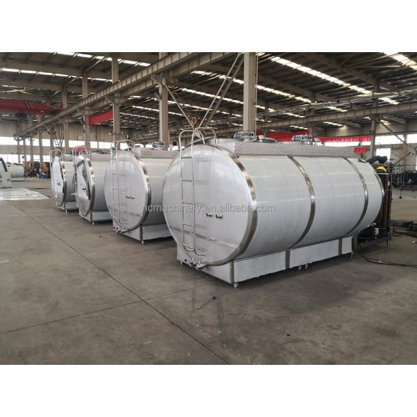 Professional Milk Cooling Solution for Dairy Processing Storage Tank Included