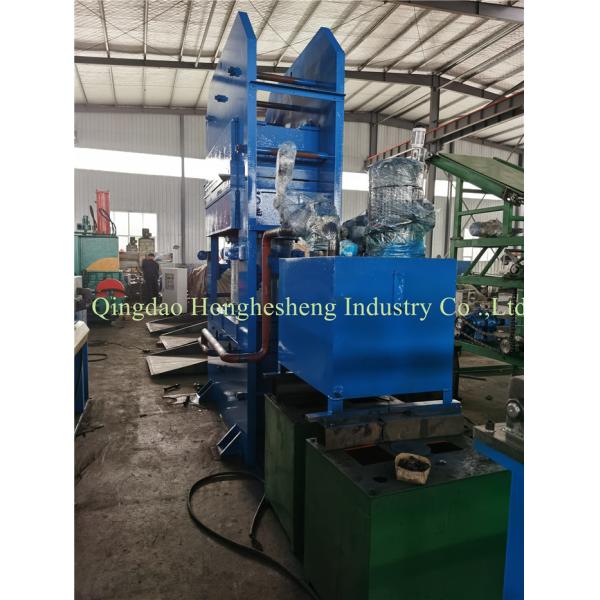 1500*500mm Plate Vulcanizing Press Speed Bump Making Machine 1 Layer Electric Heating