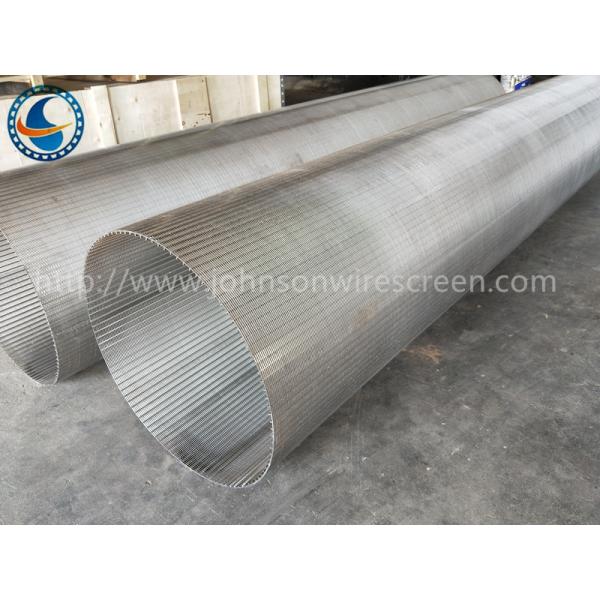 Automatic Back Wash Drum Screen , OD 600 MM Wire Wrap Screen Mesh