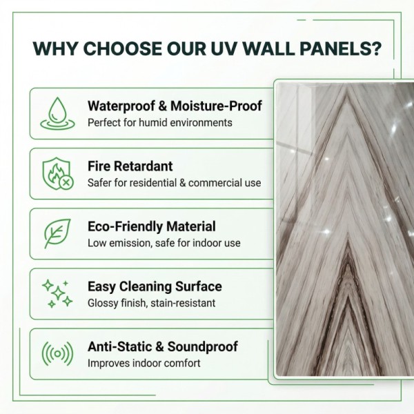 3D 5D Printing UV PVC Wall Panel sample 9
