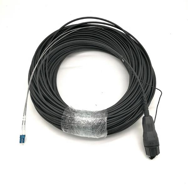 RRU Patch Cord Fiber Cable Assembly Fullaxs LC Connectors Ruggedised Sealing Systems