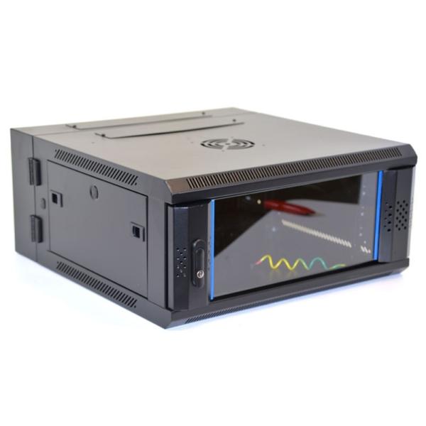 4u vented border wall mount equipment rack