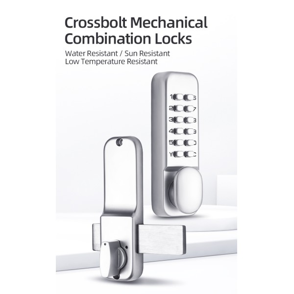 Waterproof and Sun-proof Granular Push-button Digital Mechanical Botones Combination Door Lock