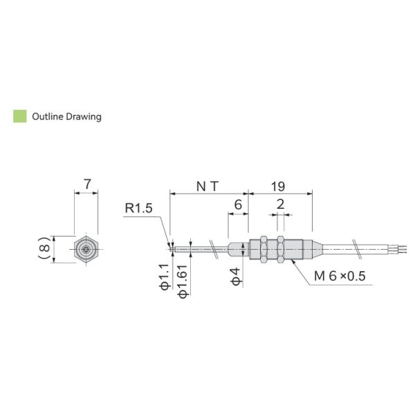 High Precision 0.001mm Small CNC Machine Sensor Contact Type Measuring Long Handle Probe Automatic Sensing Part ZTSN6