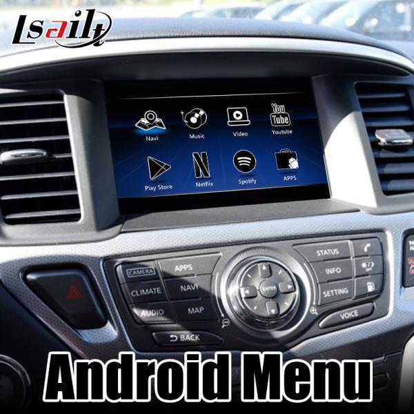 4GB PX6 Nissan Pathfinder Android Car Audio Interface with CarPlay, Android Auto,NetFlix for Armada