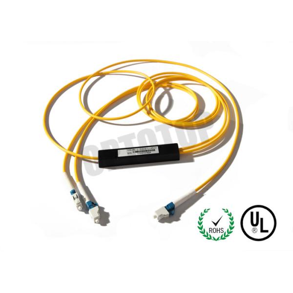 PMC 1 * 2 Polarization Maintaining Fiber Coupler For Area Network , Grade A