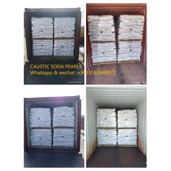 Industrial Sodium Hydroxide Solid Cool Dry Storage Caustic Pearl 25kg