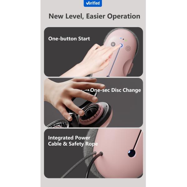 Robot window cleaner Efficient Cleaning Auto Spray Water Robots cleaner window electric window cleaner robot