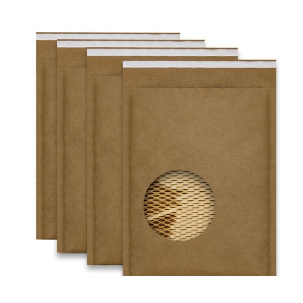 Large Self - Seal Bubble Mailers Honeycomb Paper Padded Biodegradable Cushion