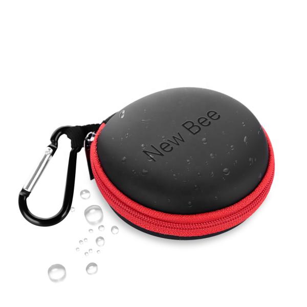 OEM Waterproof Zipper EVA Headphone Case 1680D Polyester Smell Proof