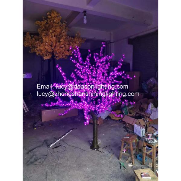 artificial lighted trees