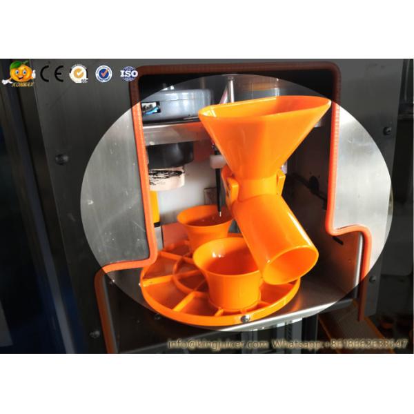 Fresh Orange Vending Machine Press With Sealed Cup