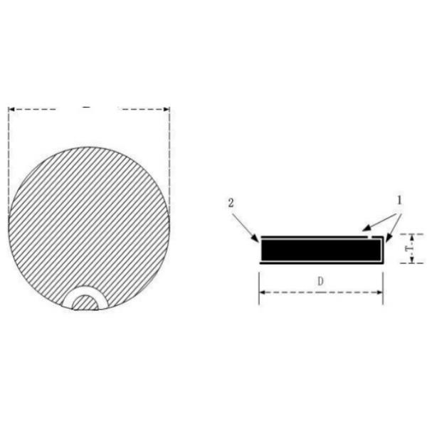 3.7V - 240V Piezo Ceramic Disc