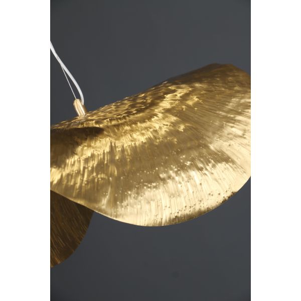 Designer Post-Modern Luxury Pendant Light Copper Simple Creative UFO Model Living Dining Bedroom-Brass Gold Finish Villa Use