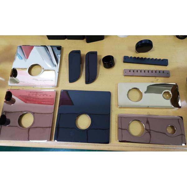 Ion PVD Plating Machine , Black graphite coating on 3D parts