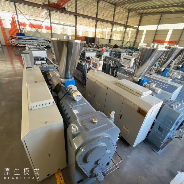 Automatic PE / HDPE Plastic Carbon Spiral Corrugated Pipe Making Machine with Stable Output and Continuous Winding System