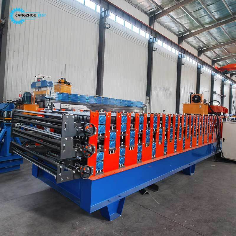 3-in-1 Double Deck and Single Layer Integrated Roll Forming Machine