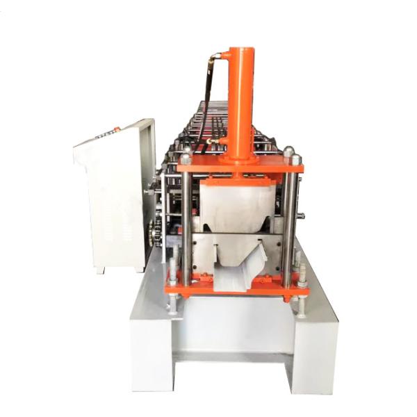 Metal Galvanized Gutter Downspout Roll Forming Machine PCL Control