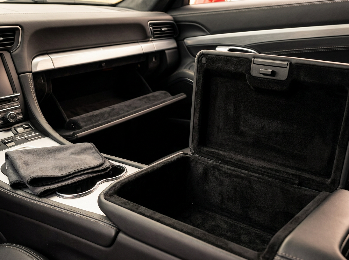 Glue Back Four-way Elastic Polyester Anti-scratch Knitted Flocking Car Upholstery Modification Materials