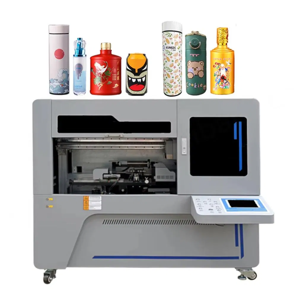 Camera Optional Inkjet Printing Machine 3D Texture Effect LED UV Flatbed Printer