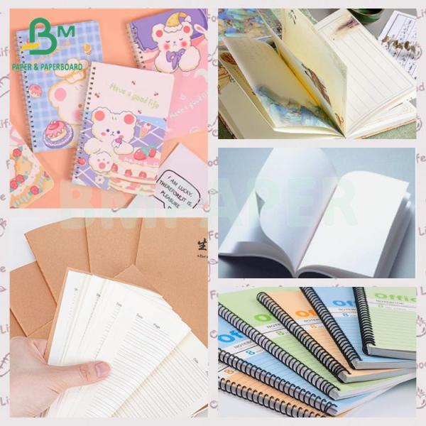 60grs 70grs White Woodfree Offset Printing Paper For Excise Book