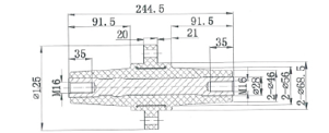 Busbar Connection Epoxy Resin Cast Bushing Unshielded Top Sjield Bus Composition 15kV