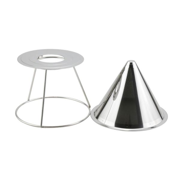 Customized Protable Pour Over Coffee Dripper 304 SS With 9.2cm Height