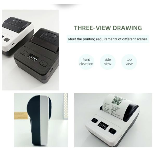 USB BT Wireless Interface Mini Portable Thermal Mobile Printer for Blue Tooth Printing