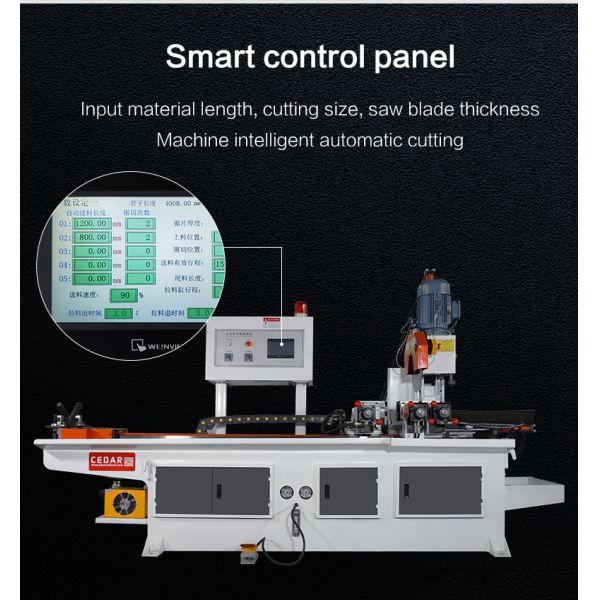 Cader 350CNCServo Automatic Feeding Small square Pipe Cutting Machine 90 Degree Pipe Cutting Machine Price Factory Direct Sales