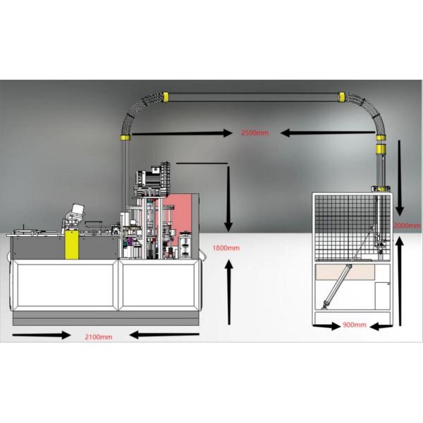 15KW Voltage 380V 50HZ High Speed Paper Cup Production Machine Fully Automatic Disposable Paper Tea Cup Making Machine