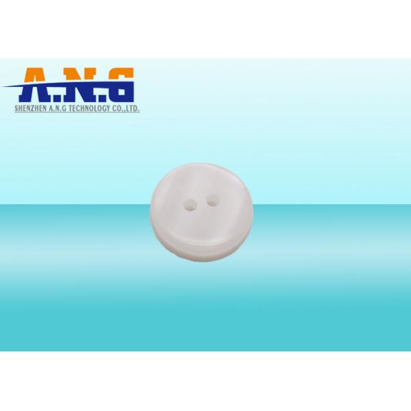 860-960Mhz Micro Size Washable RFID UHF Laundry Button Tag For Cloth Tracking