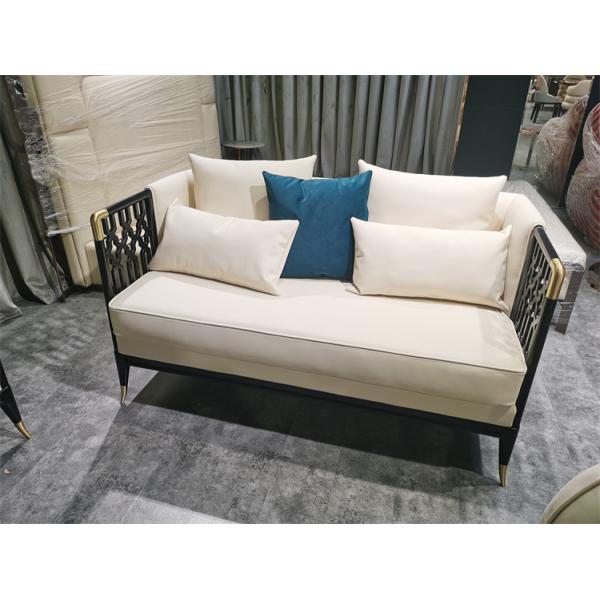 Luxury Sofa Chair Set Microfiber Leather Living Room Sectional Sofas