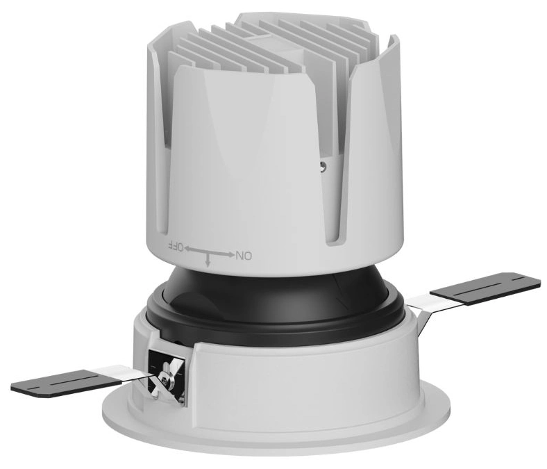High End LED Ceiling Down Light Multiple Beam Angle 7W/10W 75mm Anti - Glare IP43 LED Ceiling Concealed COB Spot Lamp