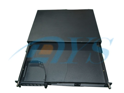 Aluminium Black Odf Fiber Optic , 24 Port SC Fiber Optic Patch Panel