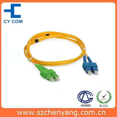 1M, 3M, 5M, Customized Singlemode Or Multimode APC-SC-PC DX - SM Fiber Optic Patch Cord