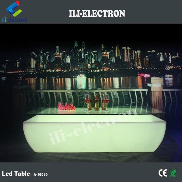 Stylish remote control LED illumination glowing bar table/ bar cassette