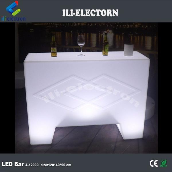 Color Changing Plastic Led Portable Bar Table Infarad Remote control