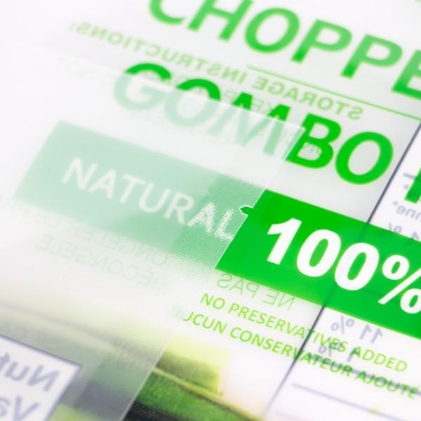 Customized Digital Printing Transparent 1-Pound Chopped Okra Packaging Plastic Bag Vegetable Vacuum Bag