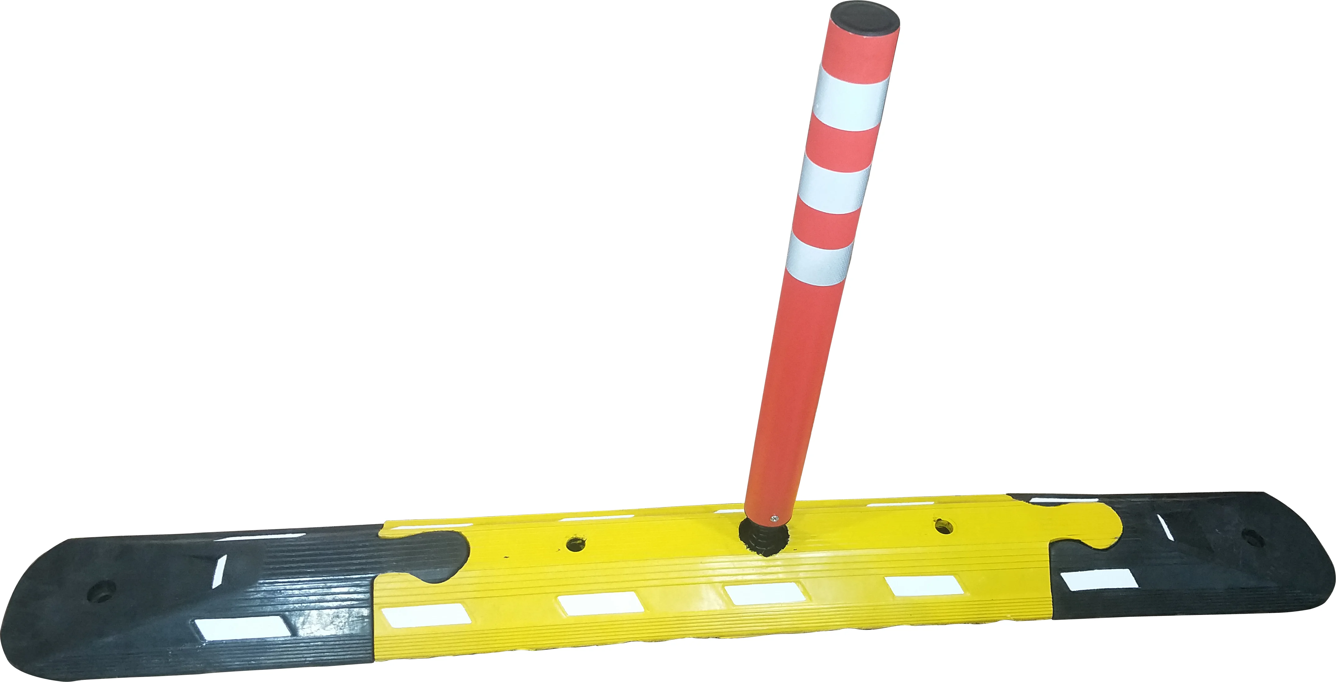Traffic Road Delineator Post Diviner High-Intensity Prismatic Reflective Flexible 90cm Rubber Base Connecting Heavy Duty