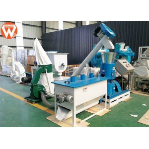 Quality 440V Poultry Feed Processing Plant 50 Hz 3 Phase 600 - 800 Kg/H For Wheat Straw for sale