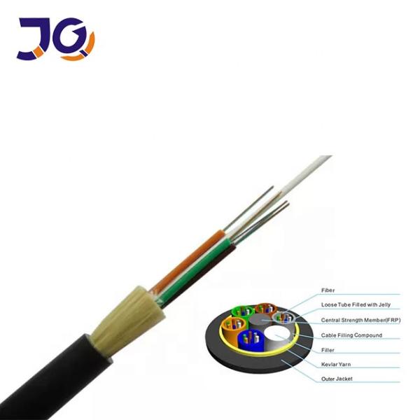 ADSS Dielectric Fiber Optic Cable FRP Strength For Overhead