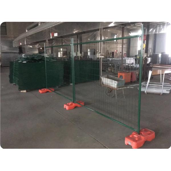 Green Temp Fence Powder Coated