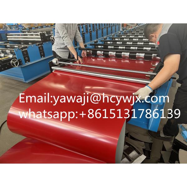Double Layer PPGI / GI Glazed Sheet Roll Forming Machine