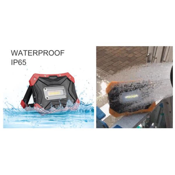 10W Rectangle COB LED Portable Outside Flood Lights USB AC DC Rechargeable