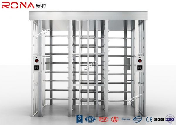 Buy High Speed Full Height Turnstile Mechanism Access Control Dual Passage AC 220V at wholesale prices