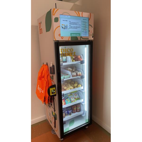 Micron Smart Vending Fresh Food Snack Drink Smart Fridge Vending Machine With